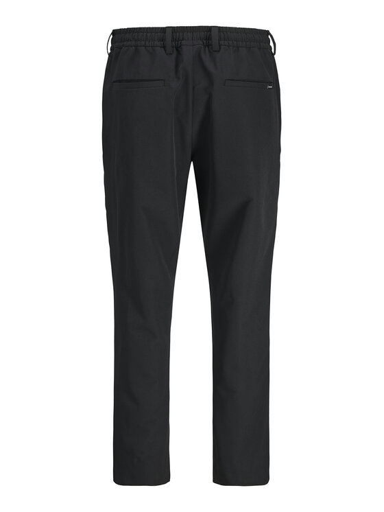 Jack & Jones Jack & Jones Bavlnené nohavice Kane 12286943 Čierna Relaxed Fit