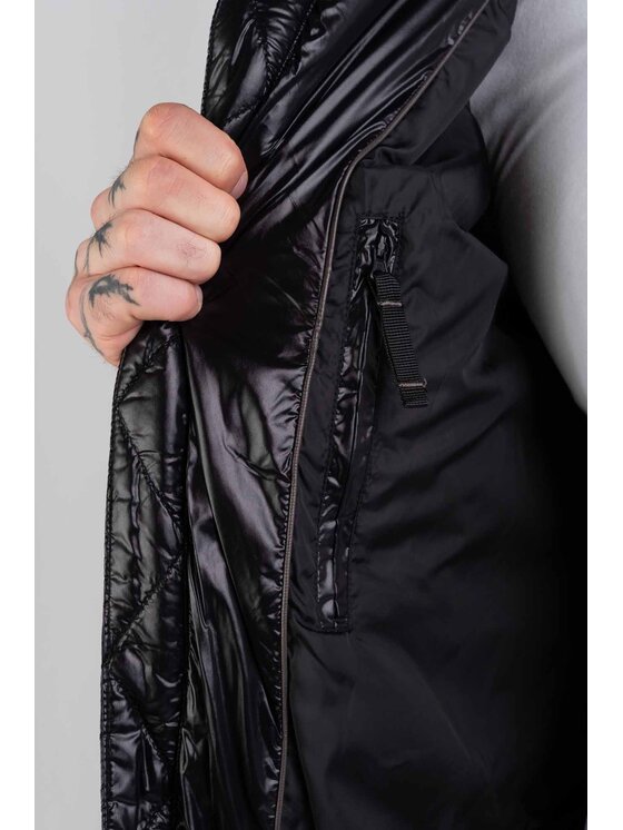 ROCKANDBLUE Kurtka puchowa Manson Shine Czarny Regular Fit | Modivo.pl