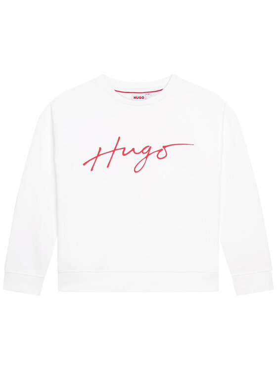 HUGO Hugo Суитшърт G25117 S Бял Regular Fit