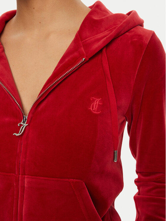 Juicy Couture Juicy Couture Sweatshirt Robertson JCAP176 Rot Slim Fit