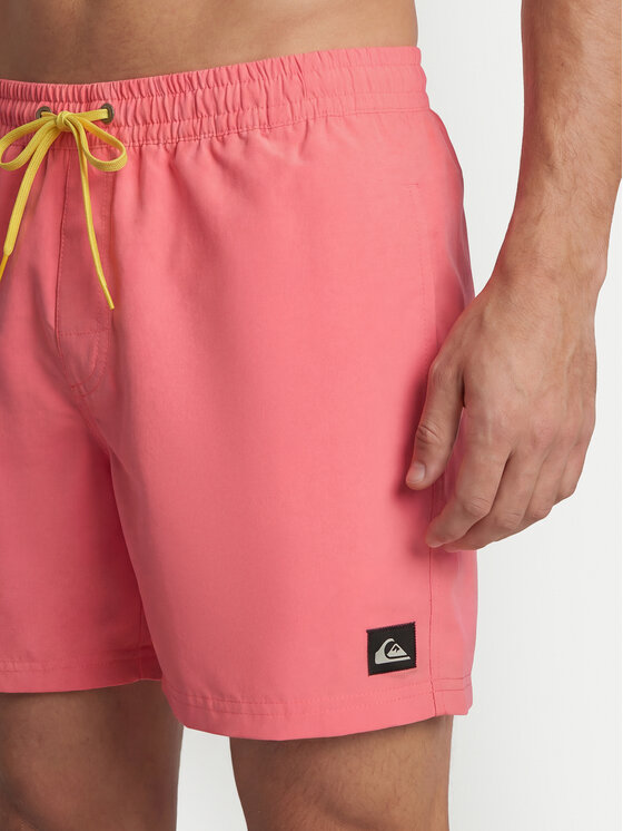 Quiksilver Quiksilver Szorty kąpielowe Everyday Solid Volley 15 EQYJV04120 Koralowy Regular Fit