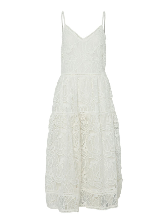 YAS YAS Poletna obleka Lifa 26037183 Bela Regular Fit