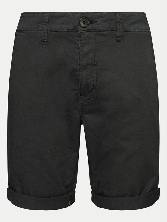 Blend Blend Šortky z materiálu 20716620 Černá Slim Fit