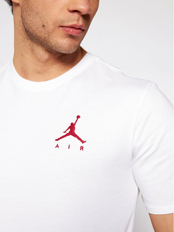 Nike Nike T-shirt Jordan Jumpman Air AH5296 Bianco Standard Fit