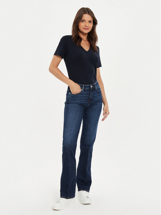 Tommy Hilfiger Tommy Hilfiger Póló New Cody WW0WW40584 Sötétkék Slim Fit