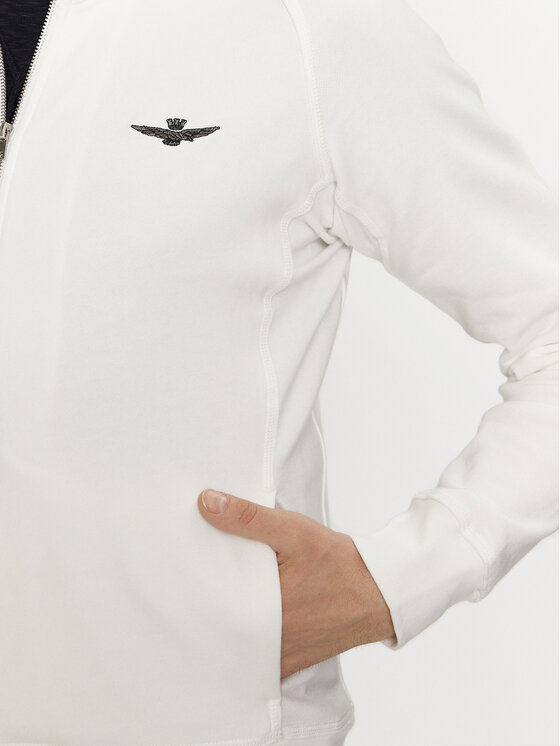 Aeronautica Militare Aeronautica Militare Bluza 241FE1860F537 Biały Regular Fit