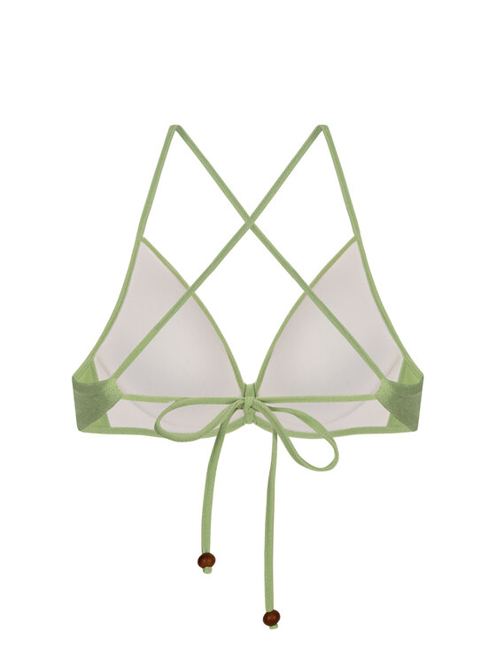 Miss Lou Miss Lou Bikini pezzo sopra G-OE2-Z Verde