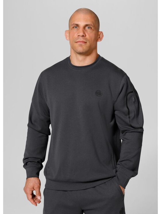 PITBULL PITBULL Bluza Explorer Szary Regular Fit
