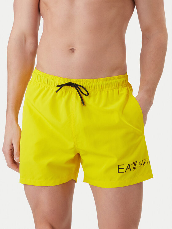 EA7 Emporio Armani EA7 Emporio Armani Ujumisšortsid 7M002000 AF13049 M2047 Kollane Regular Fit