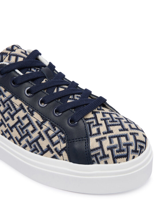 Tommy Hilfiger Tommy Hilfiger Αθλητικά Chic Platform Monogram FW0FW09398 Μπεζ