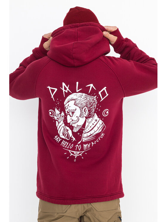 Palto Palto Bluza Doctor Bordowy Comfort Fit