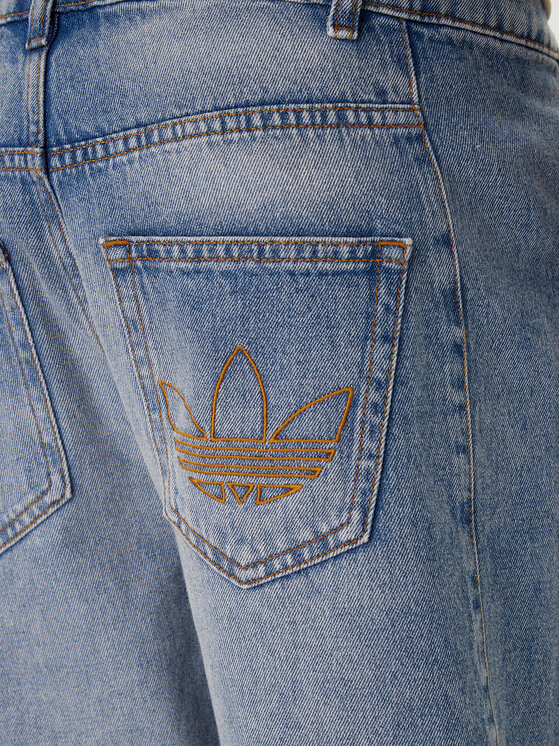 adidas adidas Blugi KE0112 Albastru Loose Fit