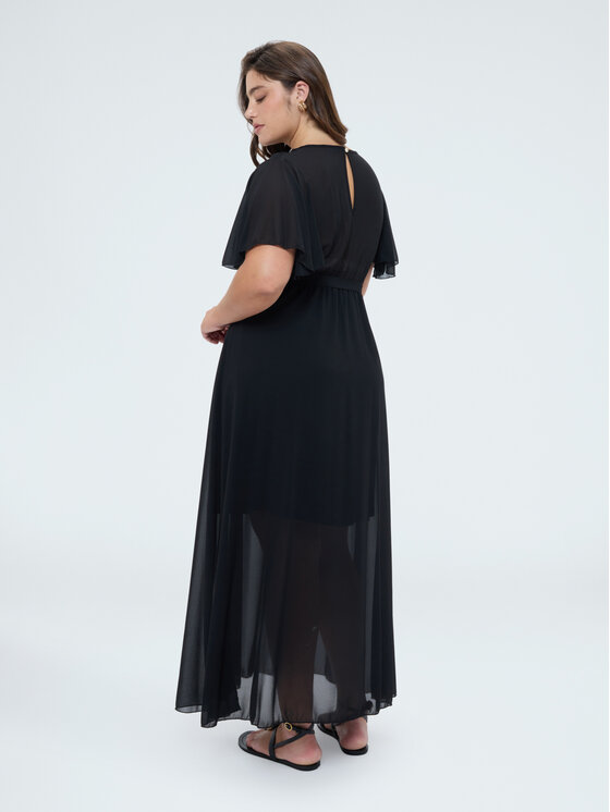 Fiorella Rubino Fiorella Rubino Abito da sera 7009T001849N033 Nero A-Line Fit