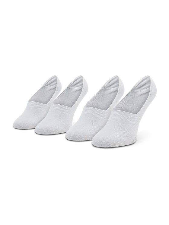 Set di 2 paia di pedulini da uomo 50469772 Bianco