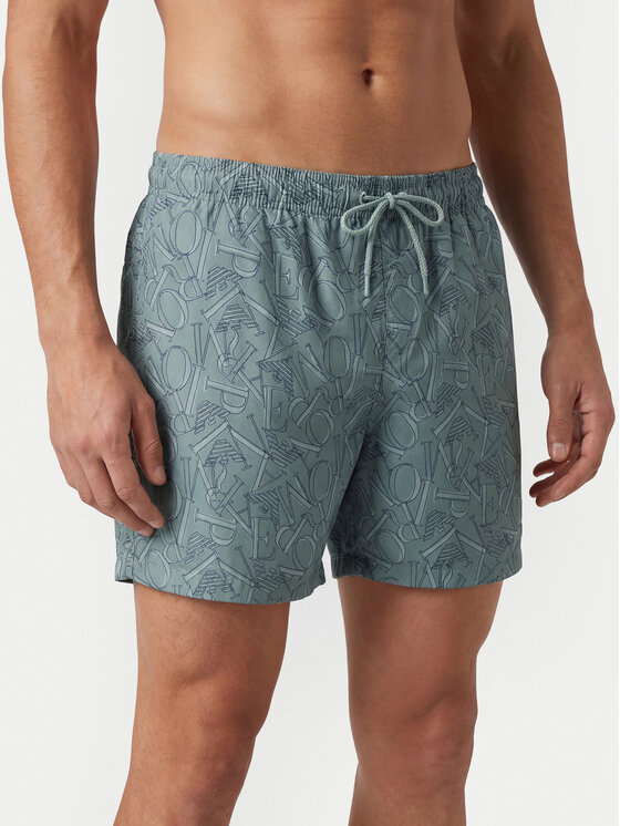 Emporio Armani Pantaloni scurți pentru înot EM000583 AF20440 F9027 Albastru