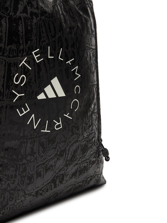 adidas by Stella McCartney adidas by Stella McCartney Ruksak vreća adidas By Stella McCartney Gymsack Croc AOP Shine JY4205 Crna