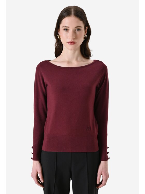 Rinascimento Rinascimento Maglione Maglia donna Bordeaux Regular Fit