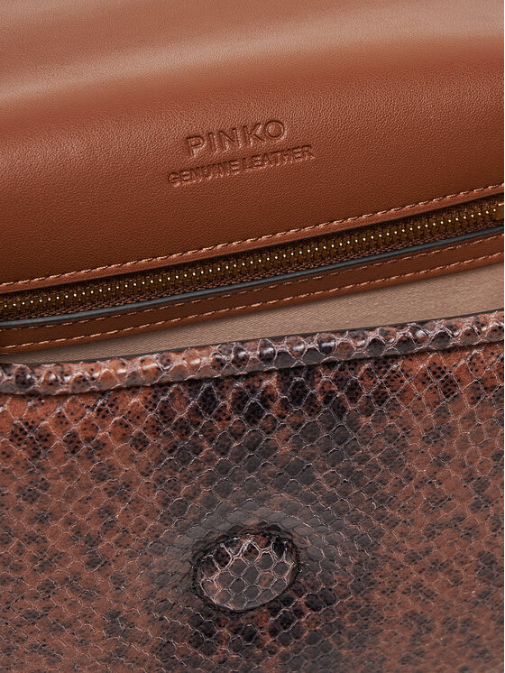 PINKO PINKO Handtasche Love Box Bag Fl Mini PE 25 PLTT 104297 A2CH Braun