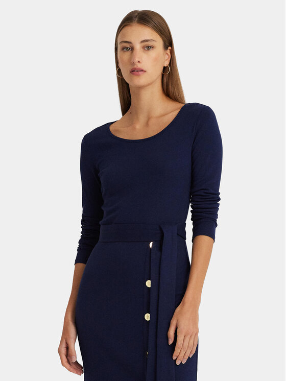 LAUREN RALPH LAUREN Lauren Ralph Lauren Rochie tricotată 250889290003 Bleumarin Slim Fit