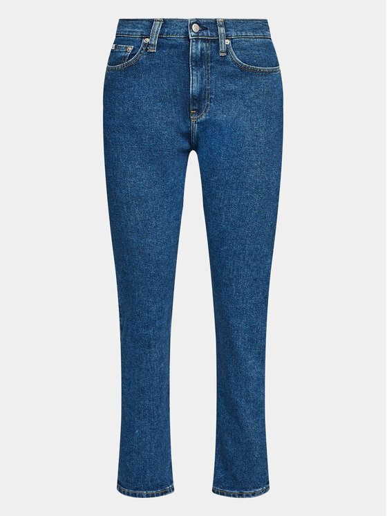 Calvin Klein Jeans Calvin Klein Jeans Jeans hlače Authentic J20J221831 Modra Straight Fit