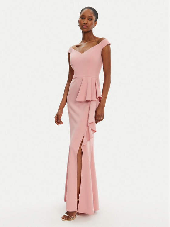 Rinascimento Rinascimento Rochie de seară CFC0122859003 Roz Regular Fit