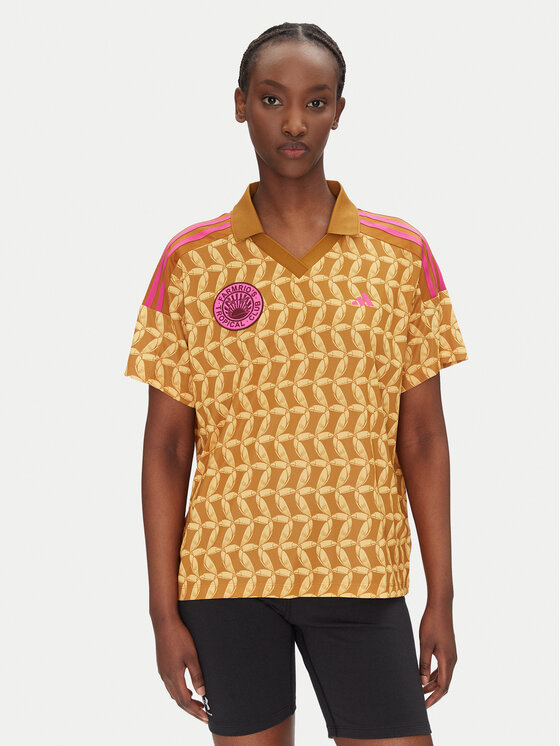 adidas adidas Tricou FARM Rio JD6303 Portocaliu Loose Fit
