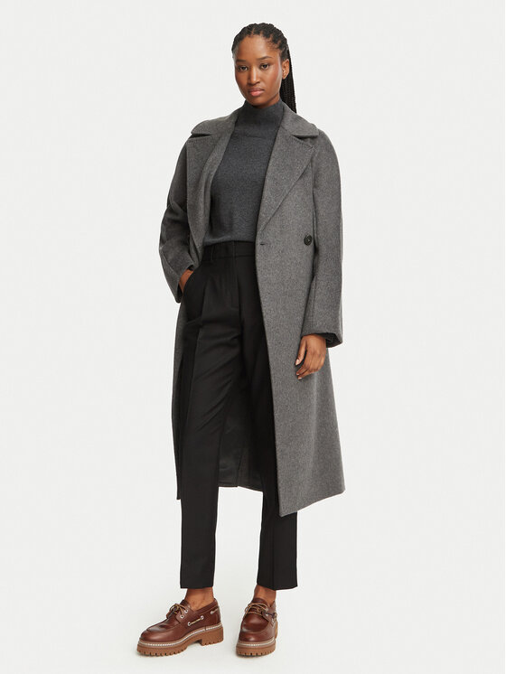 Weekend Max Mara Weekend Max Mara Pantaloni din material Caldaia 2625136112 Negru Regular Fit