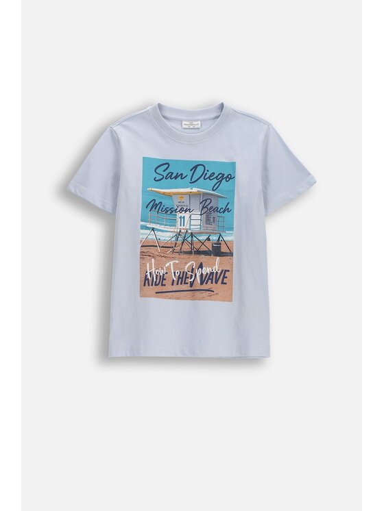 Coccodrillo Coccodrillo T-Shirt WC6143213VBB-036 Niebieski Regular Fit