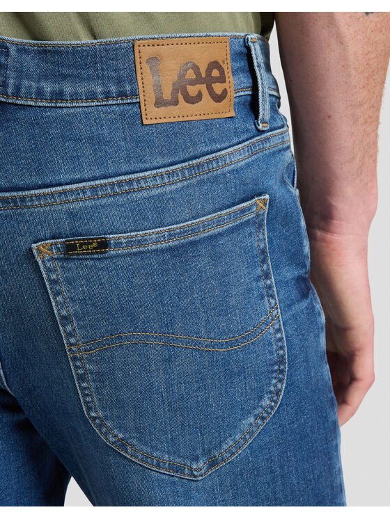 Lee Lee Jeansy LUKE Niebieski Slim Fit