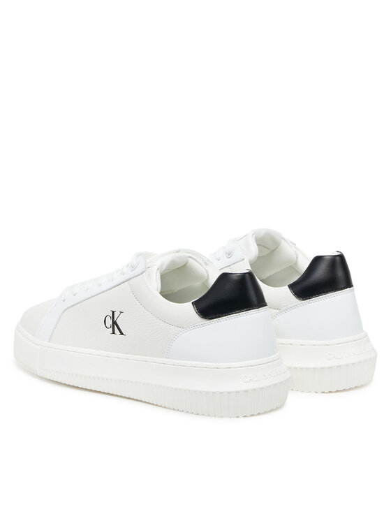 Calvin Klein Jeans Calvin Klein Jeans Снікерcи Chunky Cupsole Lth Mg Tc YM0YM01198 Білий