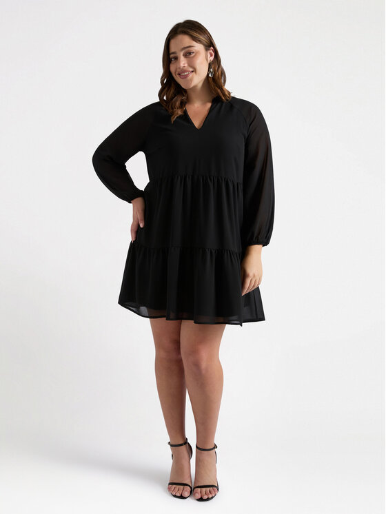 Fiorella Rubino Fiorella Rubino Abito da sera 7044T001689N033 Nero A-Line Fit