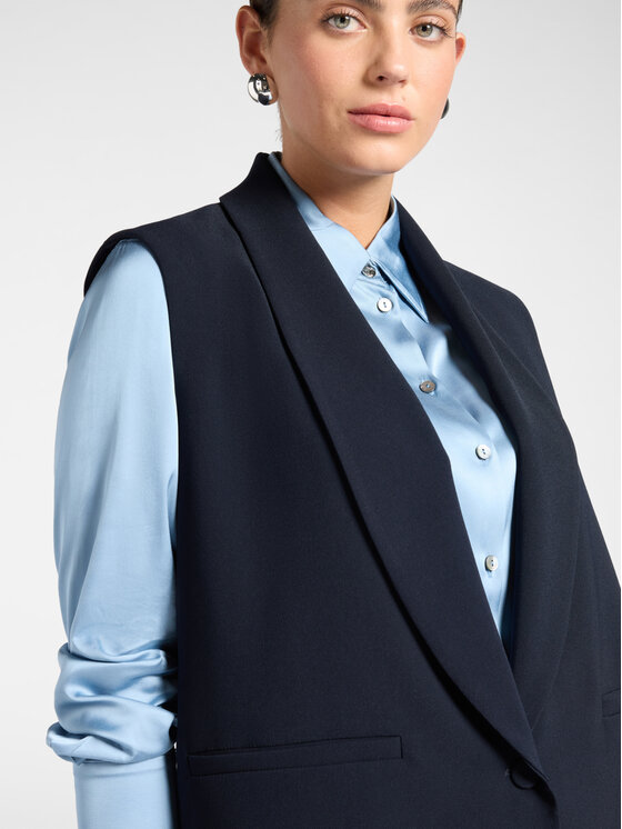 Elena Mirò Elena Mirò Marynarka R010P000141N034 Niebieski Regular Fit