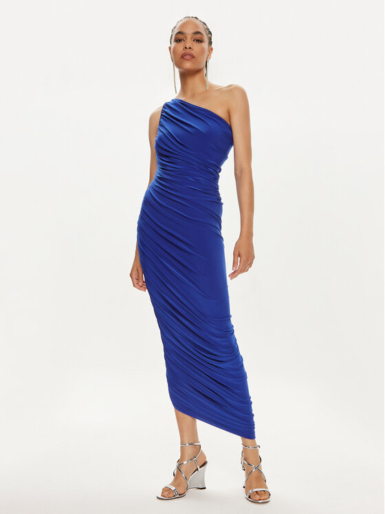 NORMA KAMALI NORMA KAMALI Коктейлна рокля KK1243PLD07805 Син Slim Fit
