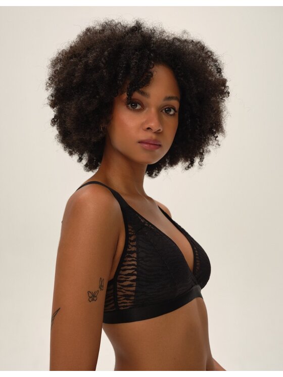 Esotiq Esotiq Podprsenka Bralette 41982 Černá