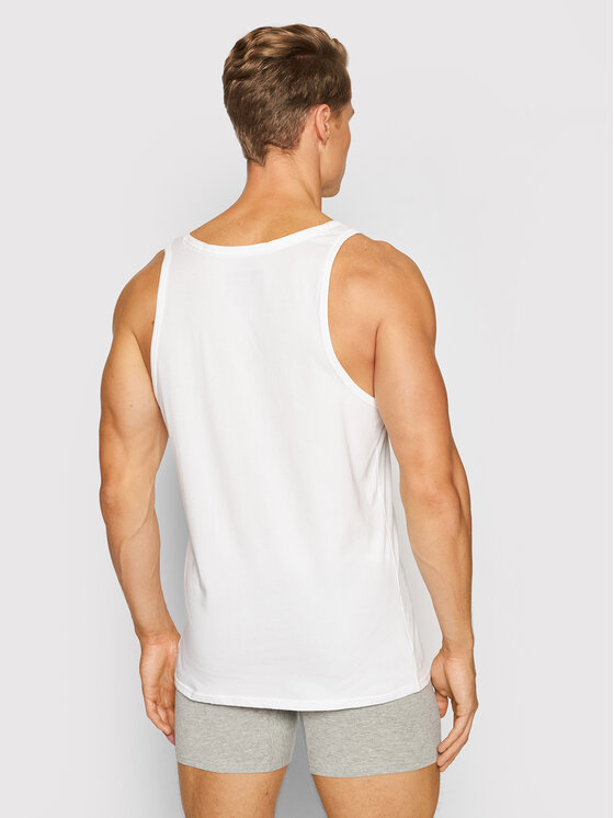 Calvin Klein Underwear Calvin Klein Underwear Komplet 2 tank topów 000NB1099A Biały Slim Fit