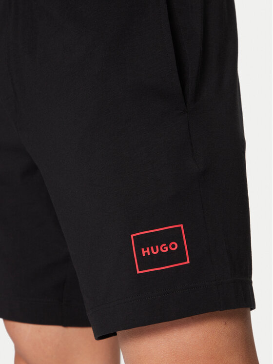HUGO Hugo Športne kratke hlače 50525247 Črna Regular Fit