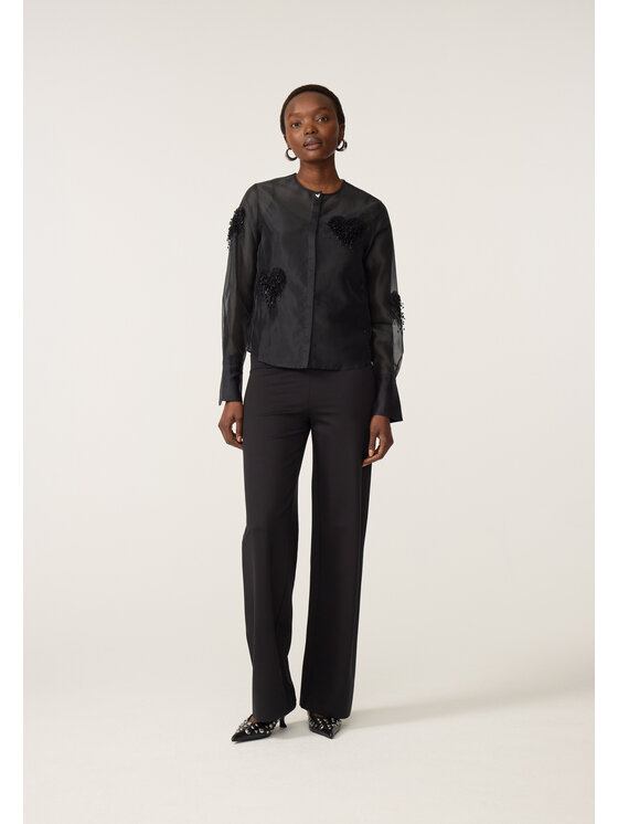 Fabienne Chapot Fabienne Chapot Bluzka 6840-509-101 Czarny Regular Fit