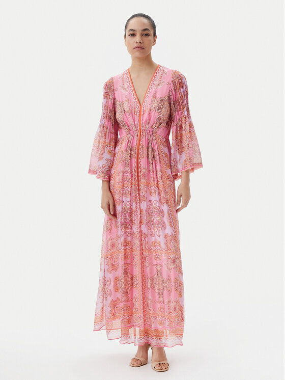 Hale Bob Hale Bob Poletna obleka with silk 4YAS616A Roza Regular Fit