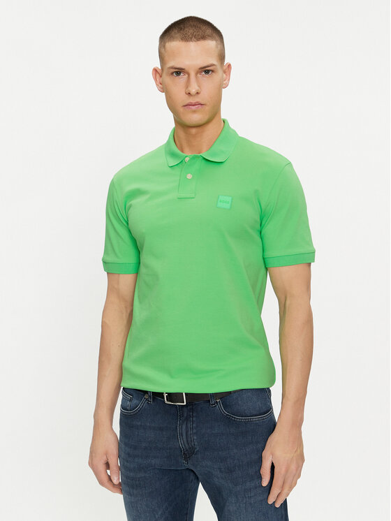 Boss Polo Passenger 50507803 Zelena Slim Fit