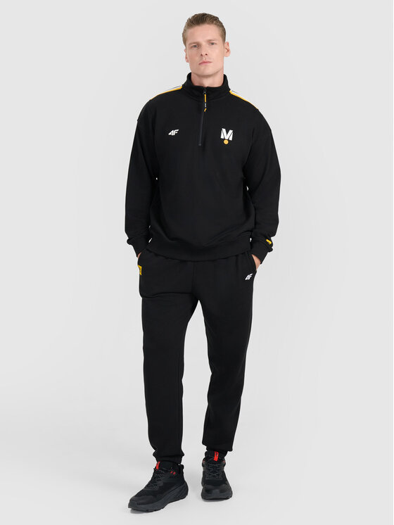 4F 4F Bluza TEAMWEAR Czarny Regular Fit