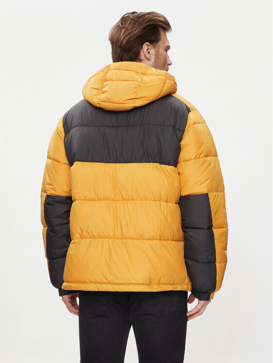Columbia Columbia Kurtka zimowa Pike Lake™ II Hooded Jacket Żółty Regular Fit
