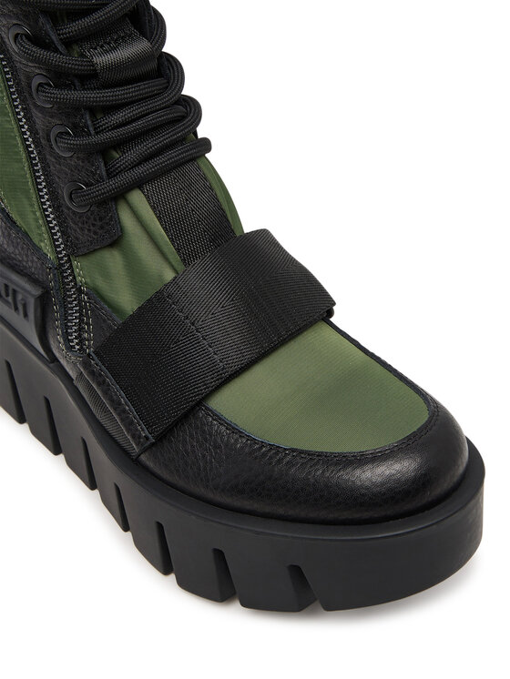 United Nude United Nude Šnurovacia obuv Grip Combat Lo 10961904165 Kaki