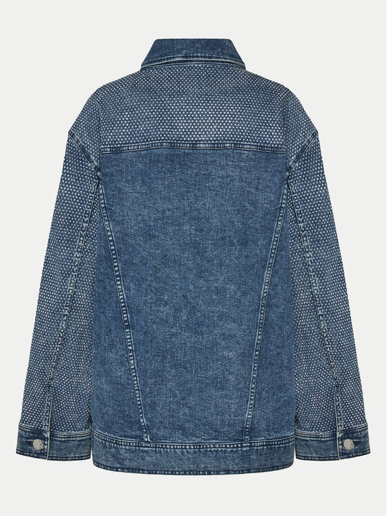 PINKO PINKO Džínsová bunda 104800 A2GI Tmavomodrá Regular Fit