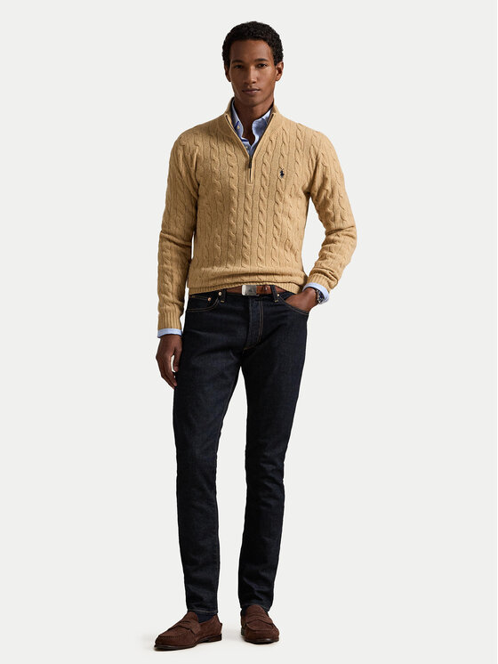 Polo Ralph Lauren Polo Ralph Lauren Pulover 710876766006 Bež Regular Fit