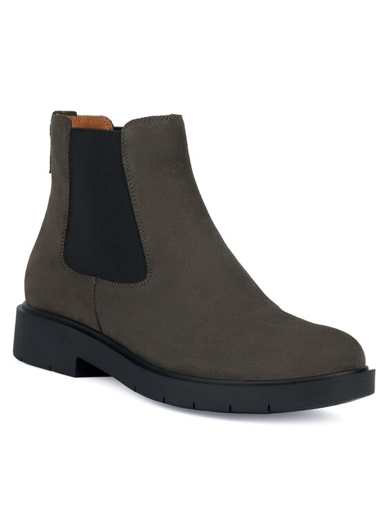 Geox Geox Kotníková obuv s elastickým prvkem D Spherica Ec1 D16QRC 00022 C9002 Šedá