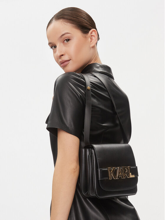 KARL LAGERFELD KARL LAGERFELD Ročna torba 236W3092 Črna