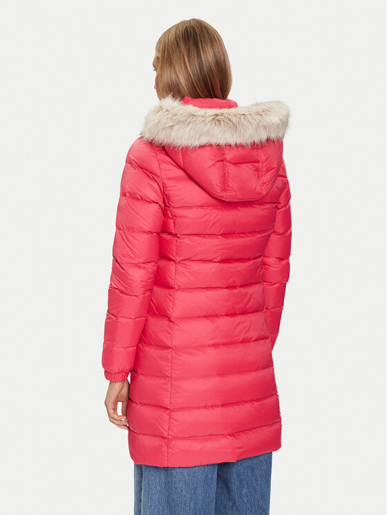 Tommy Jeans Tommy Jeans Daunenjacke Essential DW0DW18864 Rosa Slim Fit