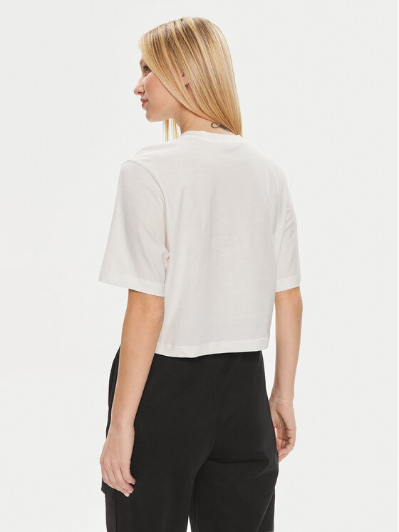 Guess Guess Tricou Dakota V4GI13 JA914 Écru Boxy Fit