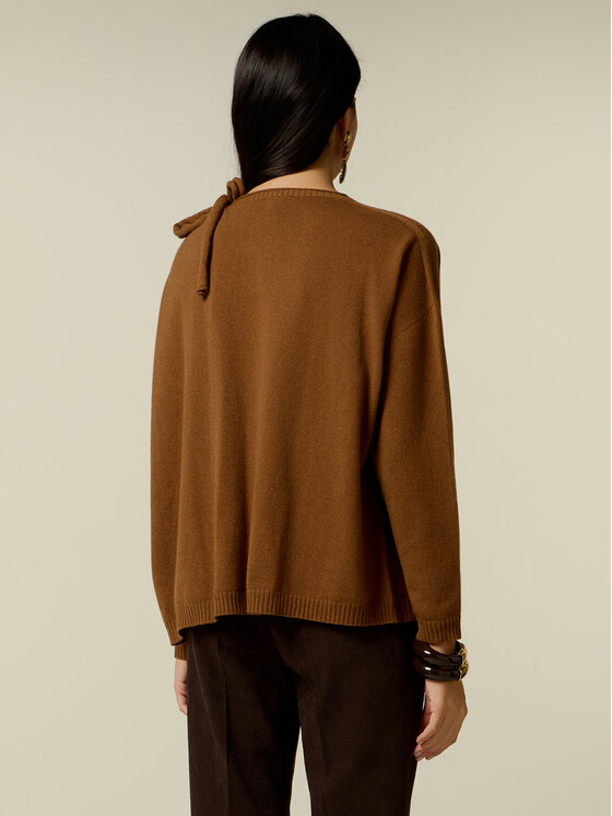 Oltre Oltre Maglione M212E002232N012 Marrone Regular Fit