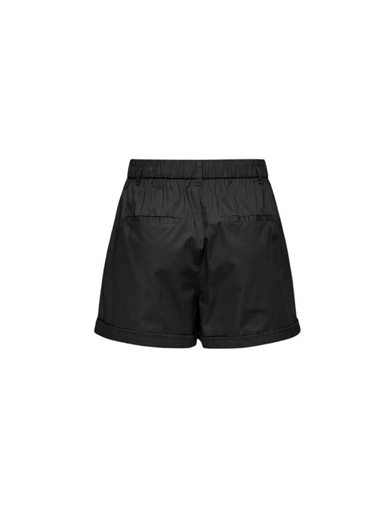 ONLY ONLY Pantaloncini di tessuto Pantalone onlzora hw chino Nero Regular Fit